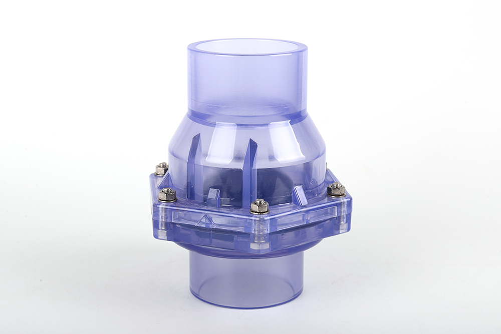 赞皇透明翻板式止回阀